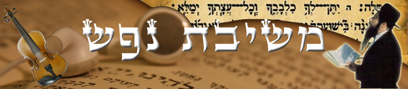 משיבת נפש שעל ידי הרב פנחס ניימאן שליטא - שעורים מוקלטים ביהדות